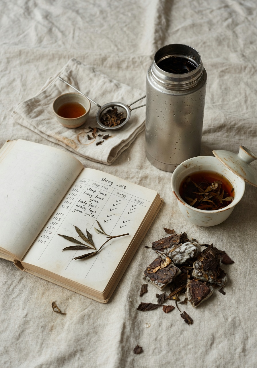Recovery-window aged tea — what people notice